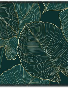 ITNRSIIET Mouse Pad with Stitched Edge Premium Textured Smooth Precise Operation Waterproof Washable Non-Slip Rubber Base Desktop Protection Mat, 10.2×8.3×0.12 inches, Palm Texture